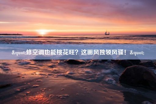 "修空调也能桃花旺？这画风独领风骚！"