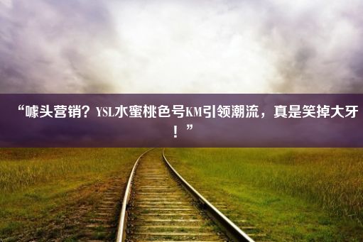 “噱头营销？YSL水蜜桃色号KM引领潮流，真是笑掉大牙！”