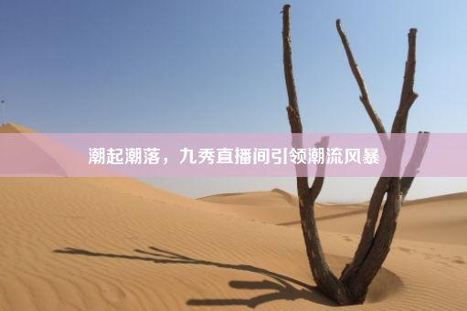 潮起潮落，九秀直播间引领潮流风暴