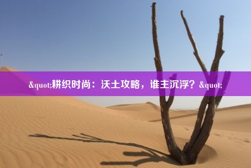 "耕织时尚：沃土攻略，谁主沉浮？"