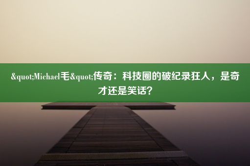 "Michael毛"传奇：科技圈的破纪录狂人，是奇才还是笑话？