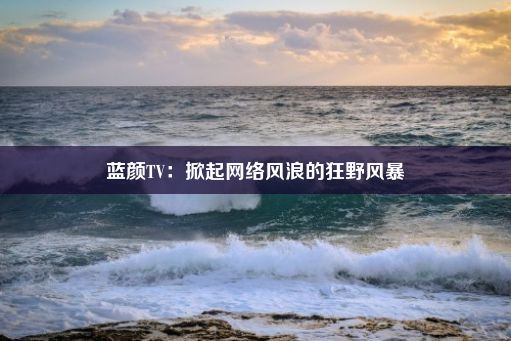 蓝颜TV：掀起网络风浪的狂野风暴