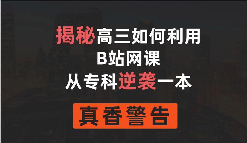 高中网课，B站的隐秘江湖