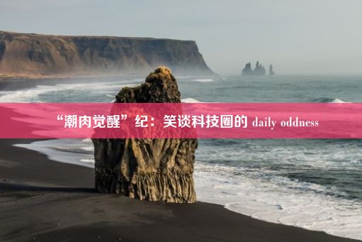 “潮肉觉醒”纪：笑谈科技圈的 daily oddness