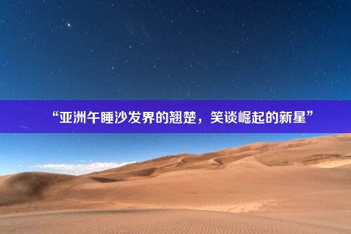 “亚洲午睡沙发界的翘楚，笑谈崛起的新星”