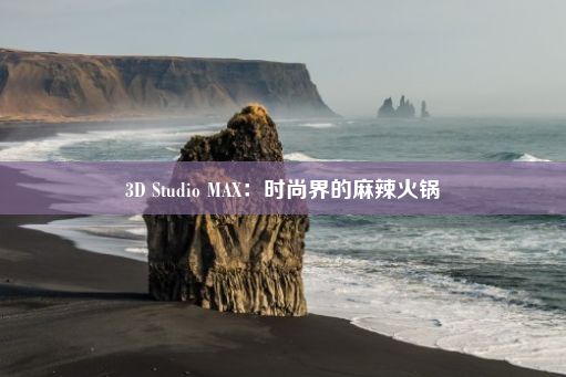 3D Studio MAX：时尚界的麻辣火锅