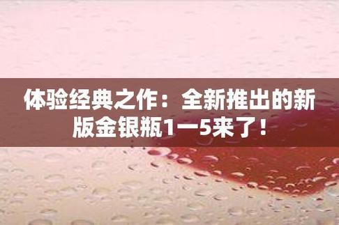 “新版金银瓶1-5外国”潮流风暴，笑谈时尚界的奇异新态！