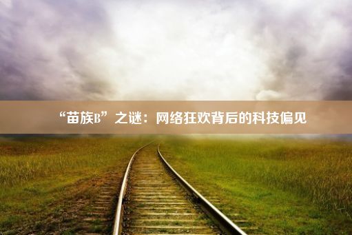 “苗族B”之谜：网络狂欢背后的科技偏见