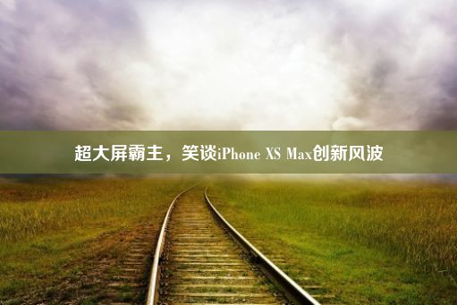 超大屏霸主，笑谈iPhone XS Max创新风波